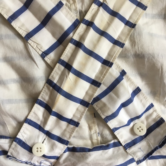 Blue and White Striped Dress - Picture 7 of 8